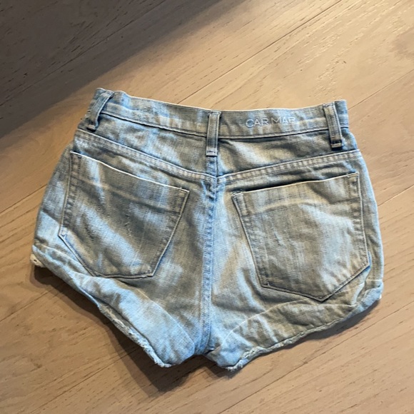 CARMAR light wash Jean short with crotchet bottom - Picture 2 of 2